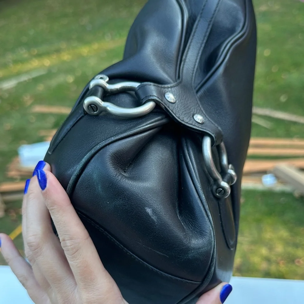 Burberry Black Leather Hobo Bag - Picture 12 of 16